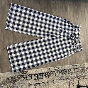 New York and company blue cropped pants